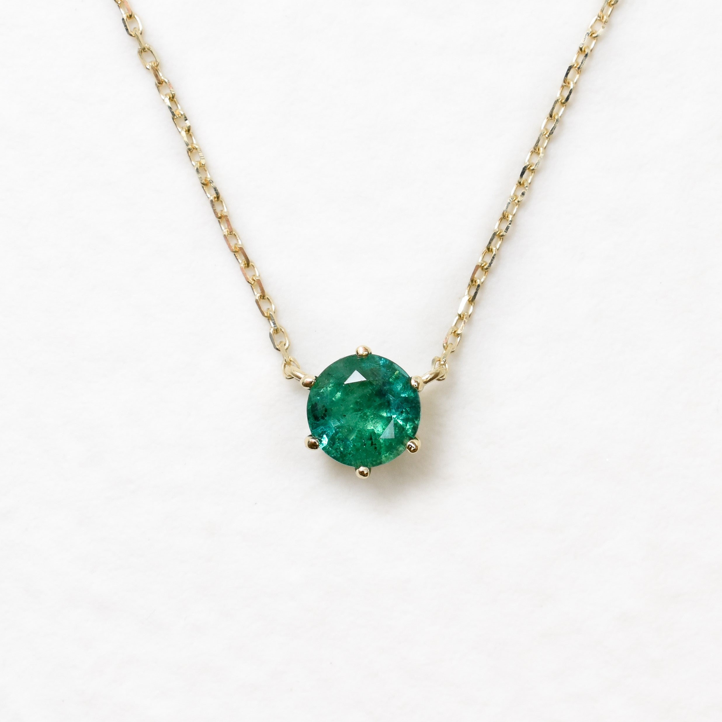 14 karat solid gold and outlet huge genuine emerald pendant