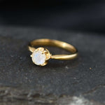 Moonstone Ring, Natural Moonstone, Promise Ring, Rainbow Moonstone, June Birthstone, June Ring, Vintage Rings, Solid Silver Ring, Moonstone(1)