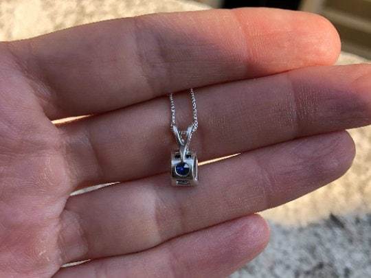 Emerald Cut Pendant, Created Emerald, Dainty Emerald Pendant, Baguette Cut Pendant, Minimalist Pendant, Created Emerald Pendant, 925 Silver(1)