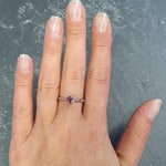 Natural Tourmaline Ring, Tourmaline Ring, Natural Tourmaline, October Birthstone, Solitaire Ring, Vintage Ring, 925 Silver Ring, Tourmaline