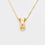 2910-P-cCZZ: Gold Vermeil 18k