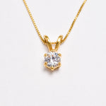 2910-P-cCZZ: Gold Vermeil 18k