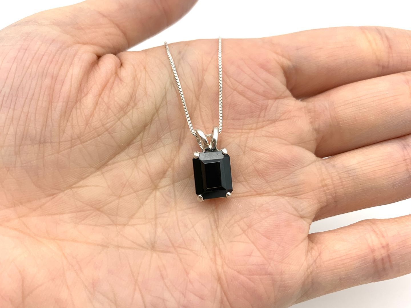 1059-P-nONY: Sterling Silver 925 Genuine Natural Onyx