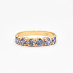 2587-R-cTAN: Gold Vermeil 18k Created Tanzanite