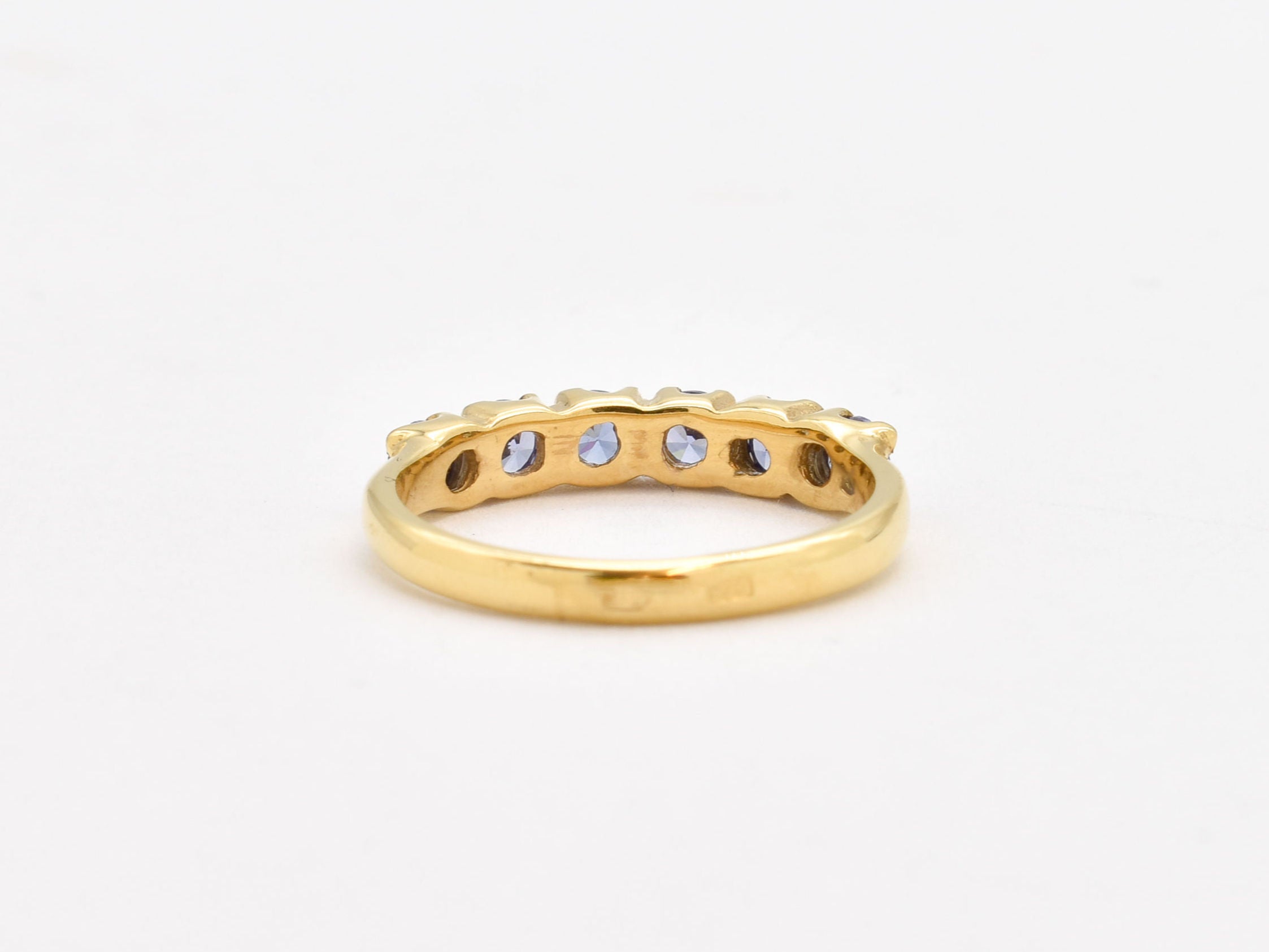 2587-R-cTAN: Gold Vermeil 18k Created Tanzanite