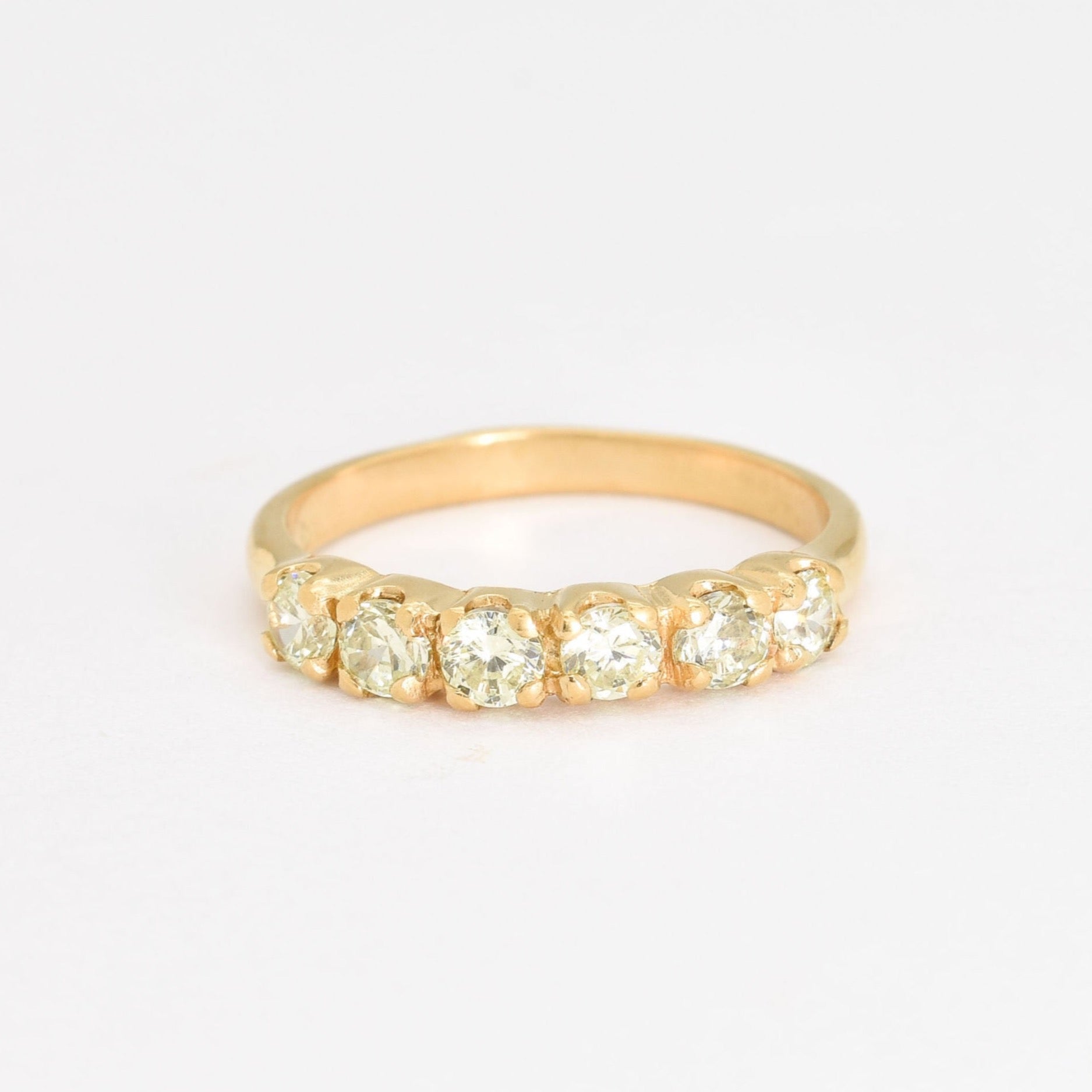 2587-R-cPER: Gold Vermeil 18k Peridot