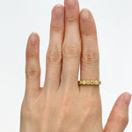 2587-R-cPER: Gold Vermeil 18k Peridot