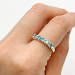 2587-R-cBTP: Sterling Silver 925 Blue Topaz