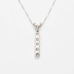 Gold Diamond Pendant, Created Diamond, Minimalistic Pendant, Line Pendant, Dainty Pendant, Vintage Pendant, Sparkly Pendant, Diamond Pendant(3)