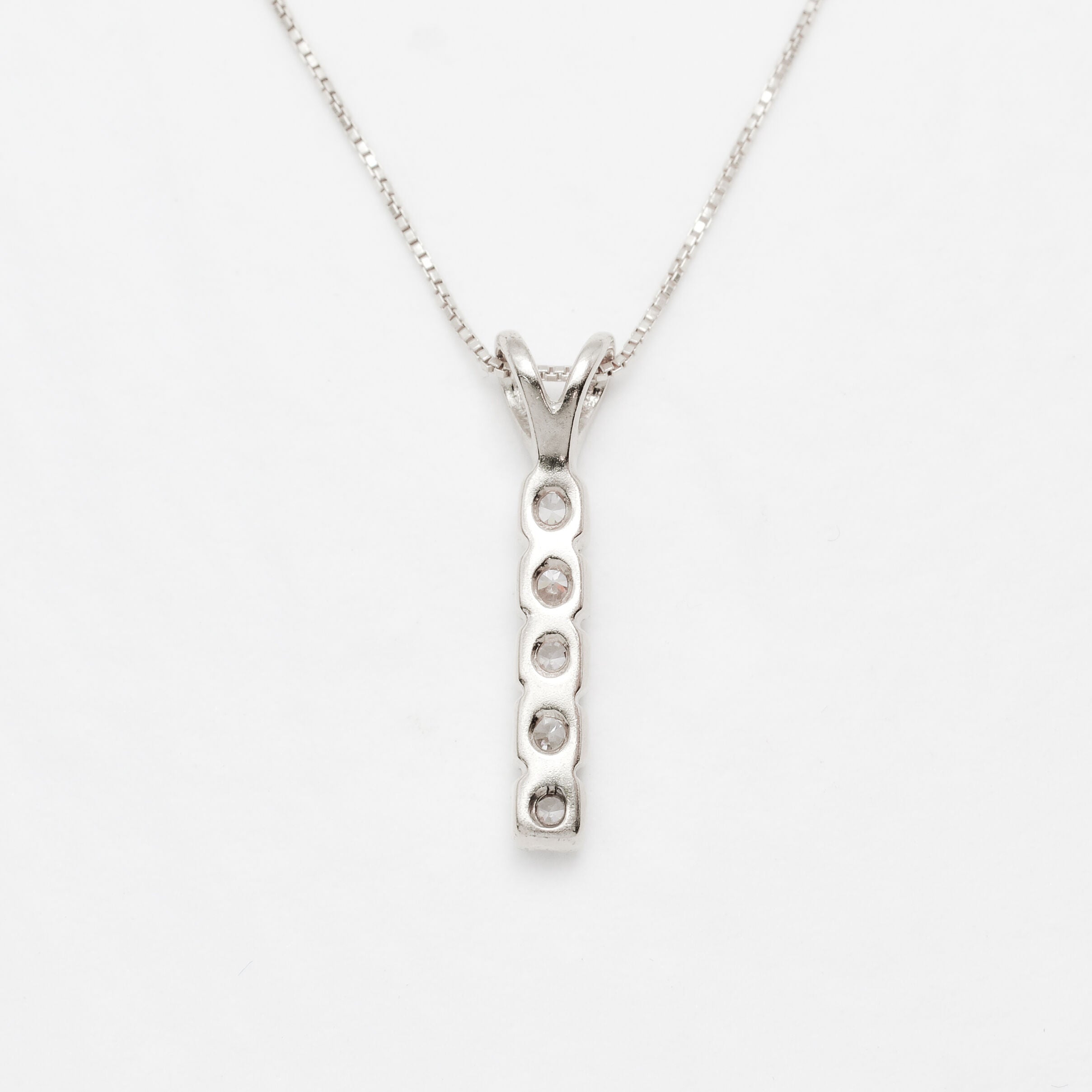 Gold Diamond Pendant, Created Diamond, Minimalistic Pendant, Line Pendant, Dainty Pendant, Vintage Pendant, Sparkly Pendant, Diamond Pendant(3)